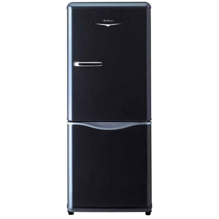 Daewoo RN173NB Retro Style Frost Free Fridge Freezer Midnight Blue