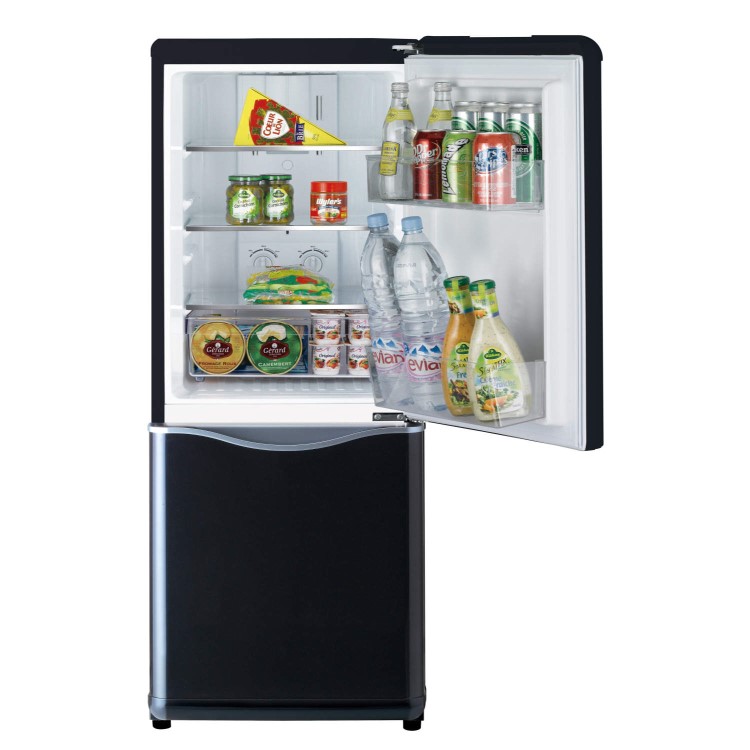 Daewoo RN173NB Retro Style Frost Free Fridge Freezer Midnight Blue