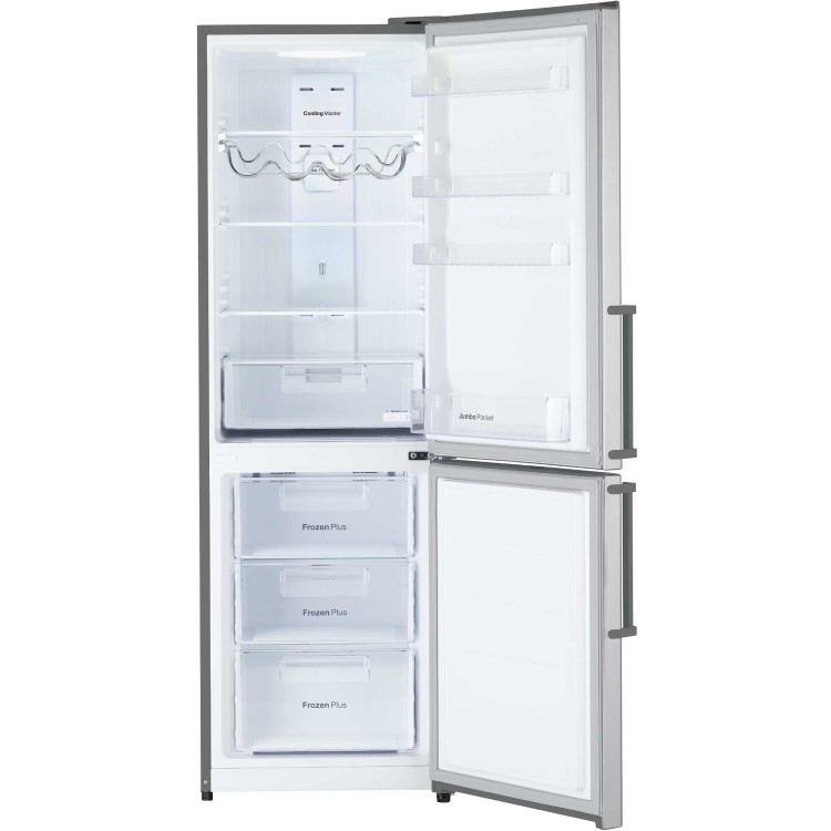Daewoo RN408NS 187x60cm 304 litre frost free fridge freezer Silver