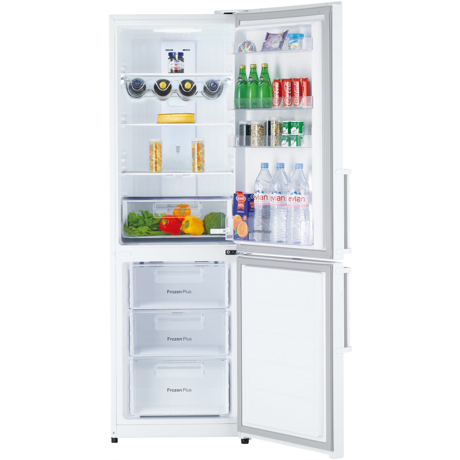 Daewoo Rn408nw 187x60cm 304 Litre Frost Free Fridge Freezer White Appliances Direct
