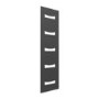 Reina Ancora Anthracite Vertical Towel Radiator - 1800 x 490mm