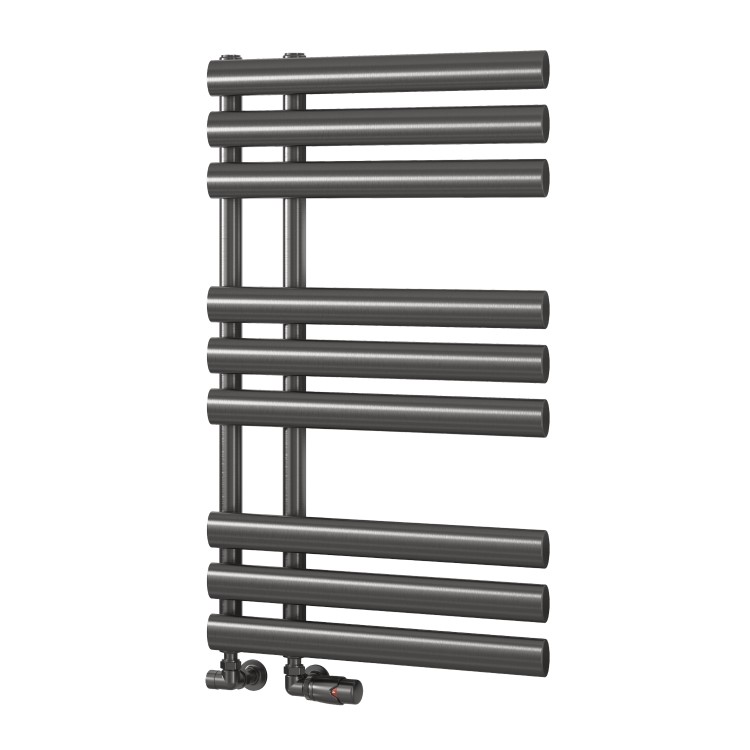 Reina Chisa Gunmetal Designer Towel Radiator - 820 x 500mm