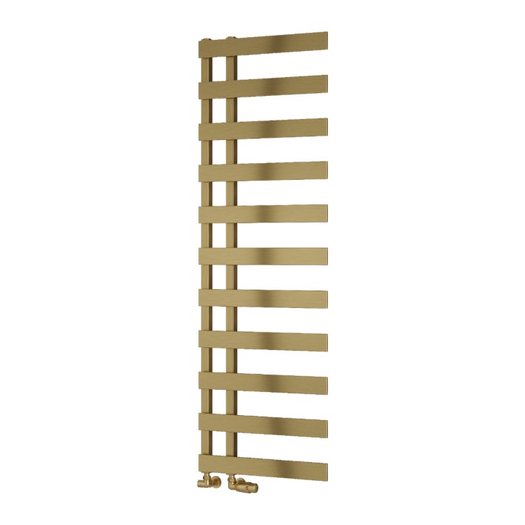 Reina Florina Brass Designer Towel Radiator 1525 x 500mm