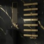Reina Panaro Brass Designer Towel Radiator - 1100 x 500mm