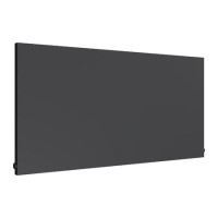 Reina Slimline Anthracite Horizontal Flat Panel Radiator - 600 x 1000mm