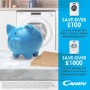 Refurbished Candy Rapido ROEH10A2TCE-80 Freestanding Heat Pump 10KG Tumble Dryer White