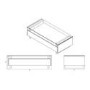 Coffee table with multi storage Factory built