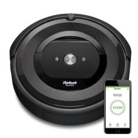 iRobot ROOMBAE5152 E5 Pets Robot Vacuum Cleaner - Smart Dirt Detect Sensors Dual Multi-Surface Rubber Brushes and  Washable dust bin