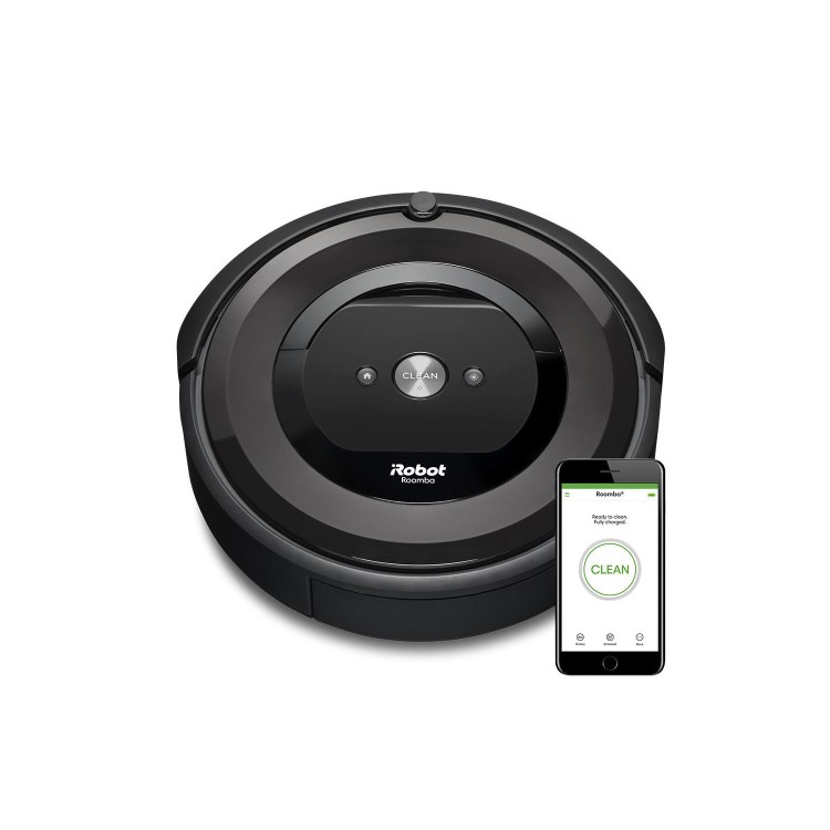 iRobot ROOMBAE5152 E5 Pets Robot Vacuum Cleaner - Smart Dirt Detect Sensors Dual Multi-Surface Rubber Brushes and  Washable dust bin