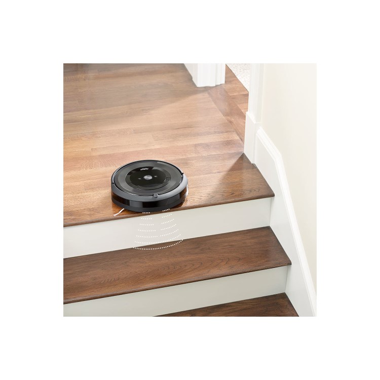 iRobot ROOMBAE5152 E5 Pets Robot Vacuum Cleaner - Smart Dirt Detect Sensors Dual Multi-Surface Rubber Brushes and  Washable dust bin
