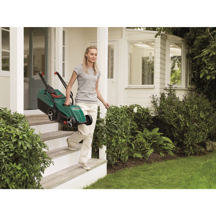 GRADE A3 - Bosch Rotak 32 R 1200W Electric Lawn Mower - Green