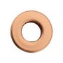 Brushed Bronze Round Basin Overflow Cover - Ashford