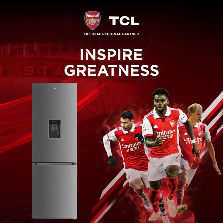 TCL 291 Litre 70/30 Freestanding Fridge Freezer - Stainless steel