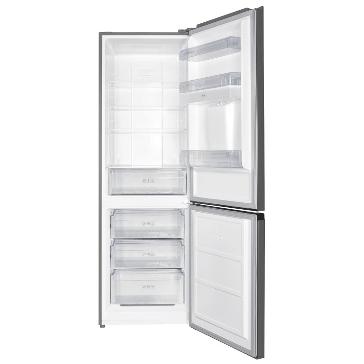 TCL 291 Litre 70/30 Freestanding Fridge Freezer - Stainless steel