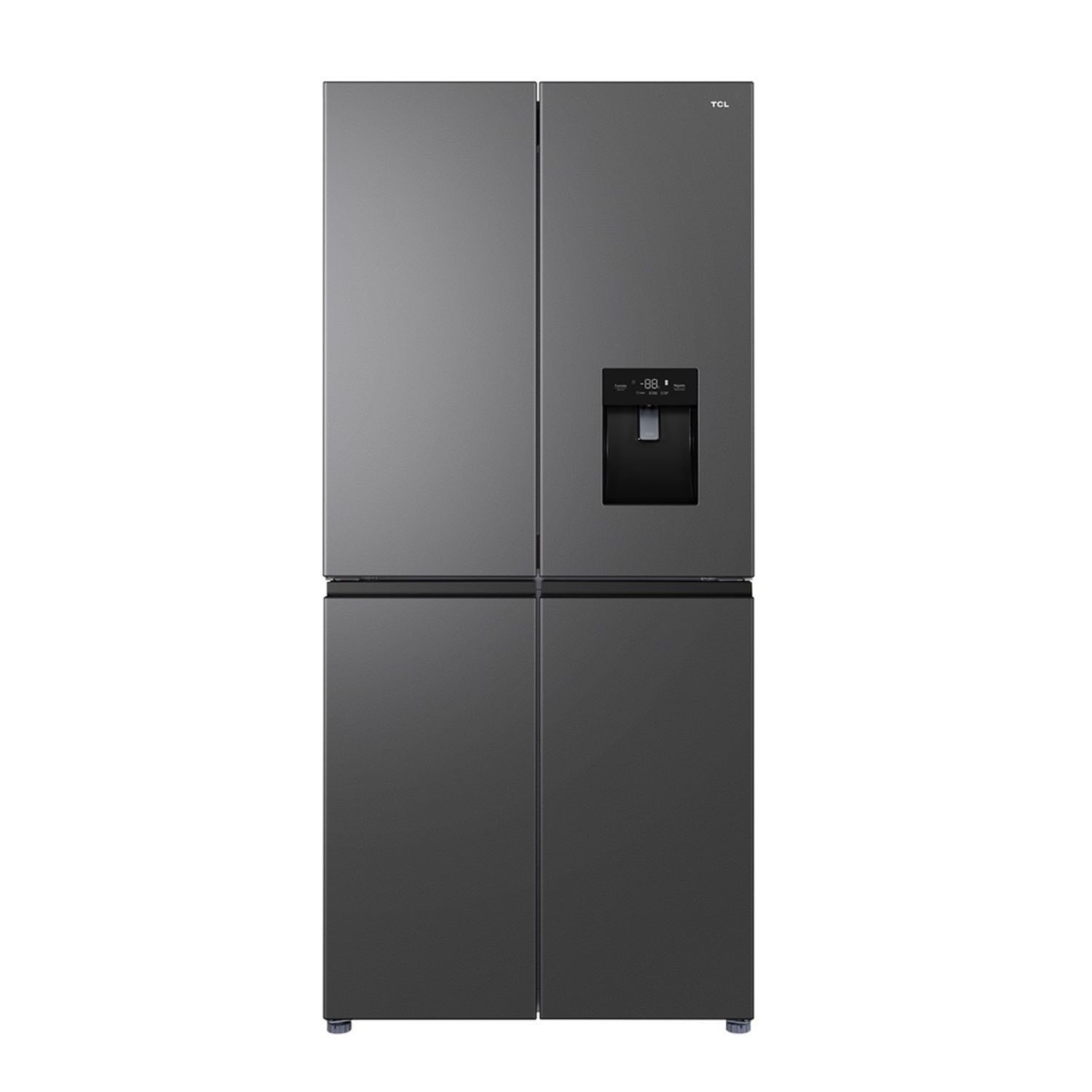 466 Litre Four Door American Fridge Freezer Water Dispenser Dark