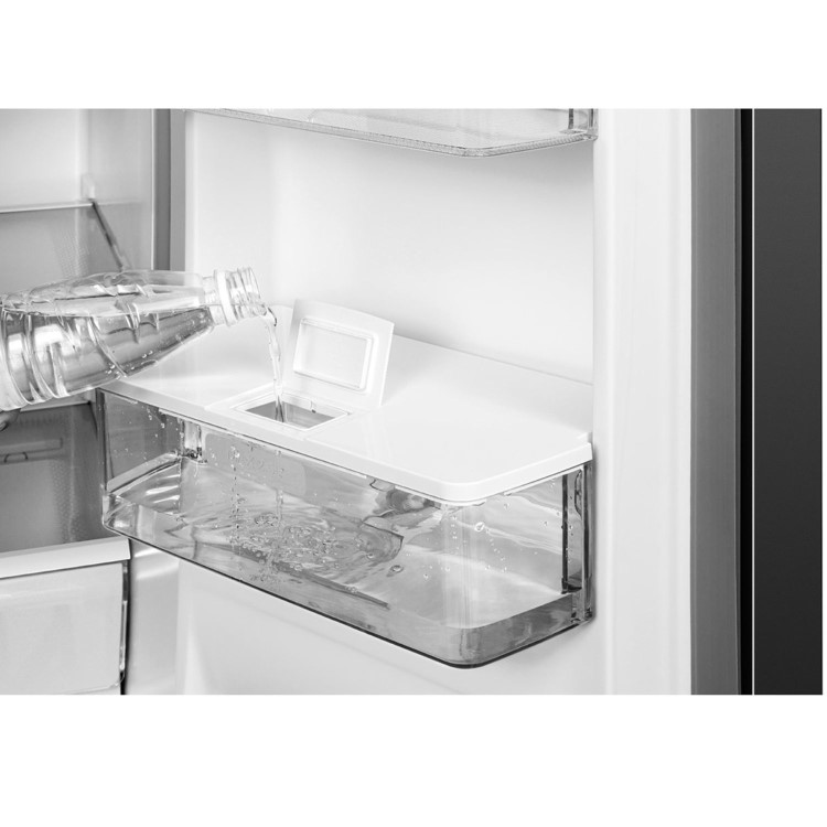 TCL 466 Litre Four Door American Fridge Freezer with Water Dispenser - Dark Silver