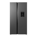 RP503SSE1UK TCL 503 Litre Side-by-Side American Fridge Freezer - Grey