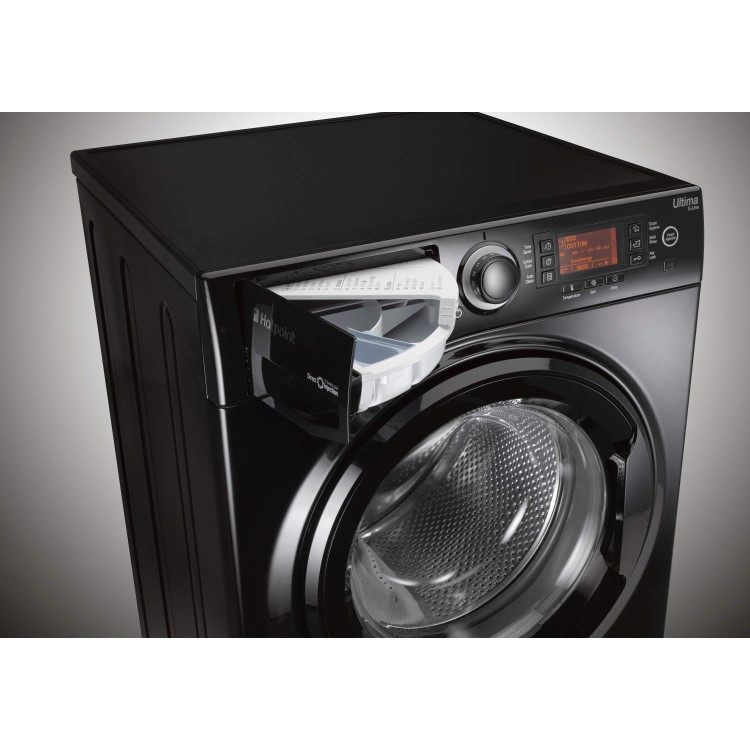 Hotpoint RPD10457JK Ultima S-Line 10kg 1400rpm Freestanding Washing Machine-Black