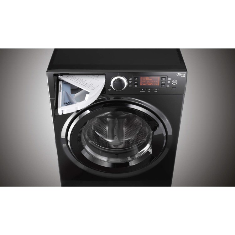 Hotpoint RPD10457JK Ultima S-Line 10kg 1400rpm Freestanding Washing Machine-Black