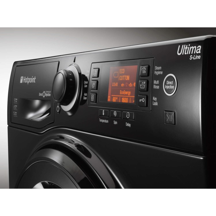 Hotpoint RPD10457JK Ultima S-Line 10kg 1400rpm Freestanding Washing Machine-Black