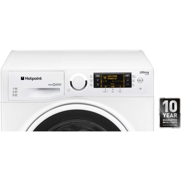Hotpoint RPD10457J Ultima S-Line 10kg 1400rpm Freestanding Washing Machine-White