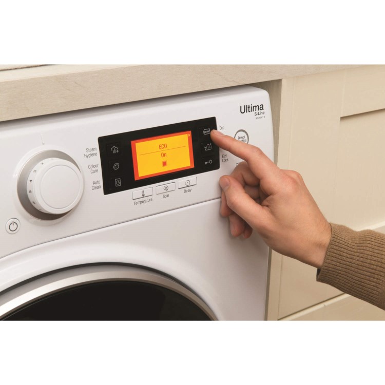 GRADE A2 - Hotpoint RPD10477DD Ultima S-Line 10kg 1400rpm Freestanding Washing Machine White