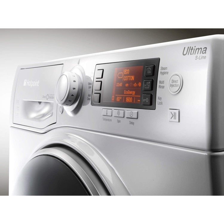 GRADE A2 - Hotpoint RPD10477DD Ultima S-Line 10kg 1400rpm Freestanding Washing Machine White