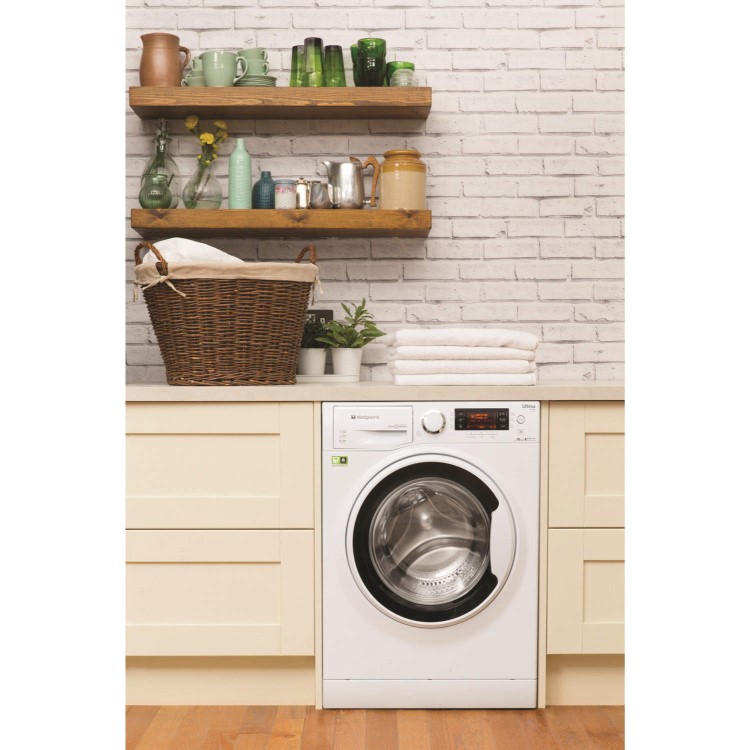 Hotpoint RPD8457J Ultima S-Line 8kg 1400rpm Freestanding Washing Machine White