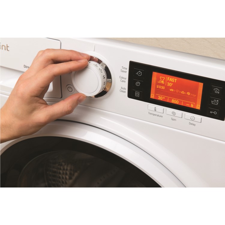 GRADE A1 - Hotpoint RPD9467J1 Ultima S-Line 9kg 1400rpm Freestanding Washing Machine-White