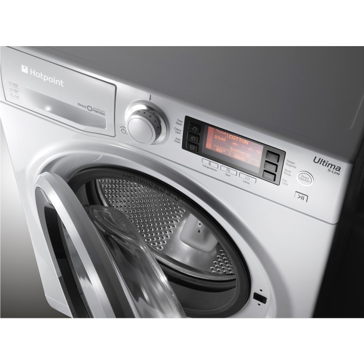 GRADE A1 - Hotpoint RPD9467J1 Ultima S-Line 9kg 1400rpm Freestanding Washing Machine-White