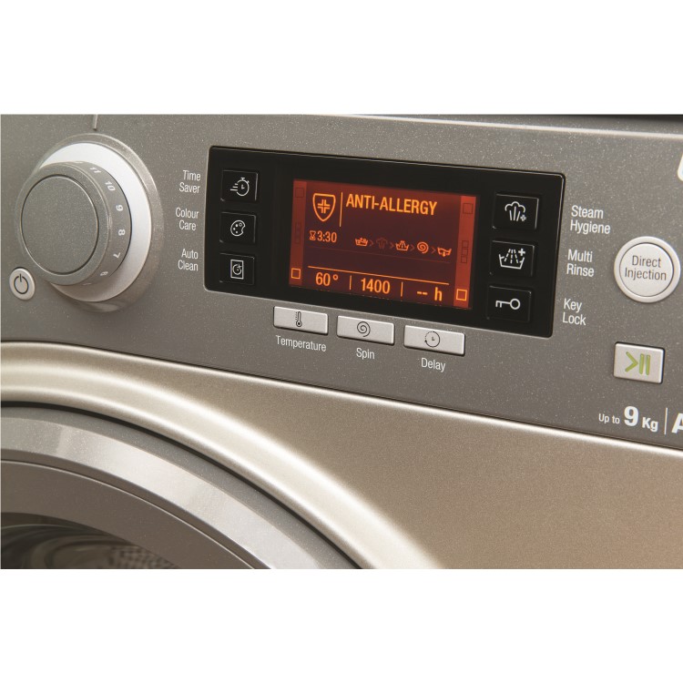 Hotpoint RPD9467JGG Ultima S-Line 9kg 1400rpm Freestanding Washing Machine-Graphite