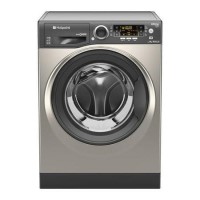 GRADE A3 - Heavy cosmetic damage - Hotpoint RPD9467JGG Ultima S-Line 9kg 1400rpm Freestanding Washing Machine Graphite