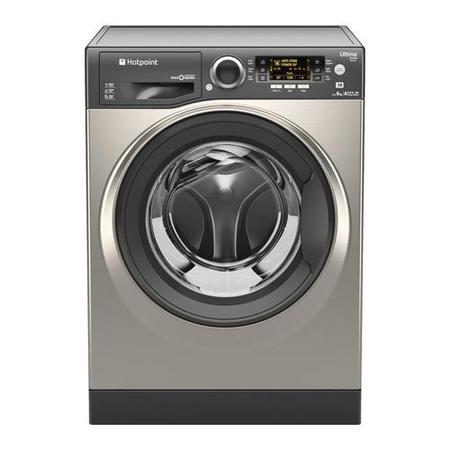 GRADE A3 - Heavy cosmetic damage - Hotpoint RPD9467JGG Ultima S-Line 9kg 1400rpm Freestanding Washing Machine Graphite