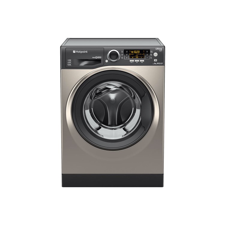 Hotpoint RPD9467JGG Ultima S-Line 9kg 1400rpm Freestanding Washing Machine-Graphite
