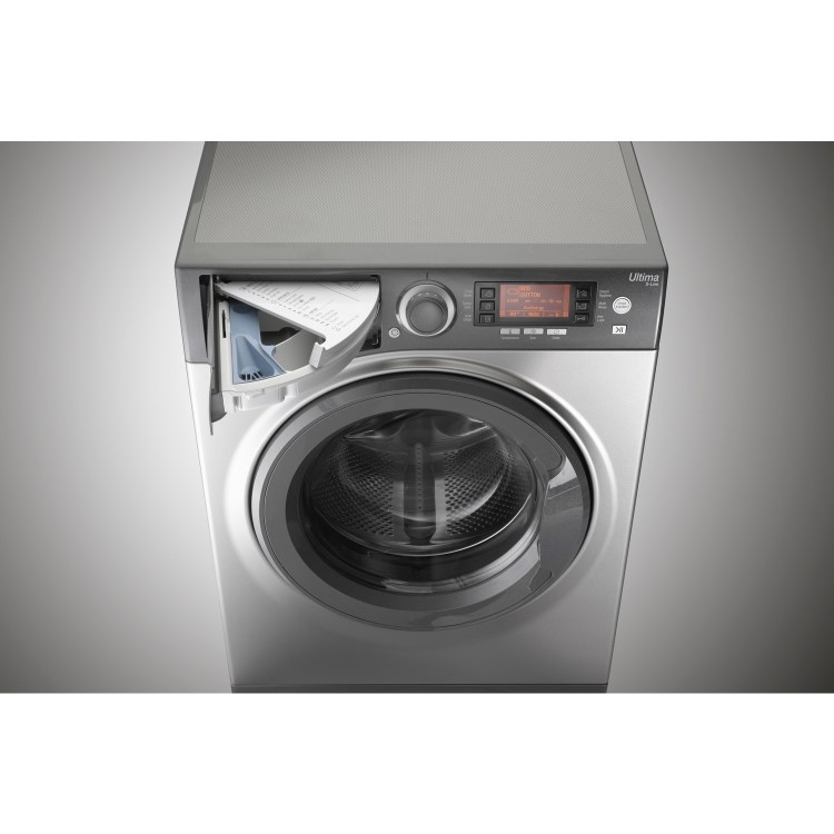 Hotpoint RPD9467JGG Ultima S-Line 9kg 1400rpm Freestanding Washing Machine-Graphite