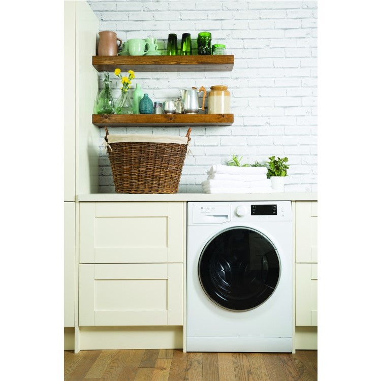 Hotpoint RPD9477DD 9kg 1400rpm Freestanding Washing Machine - White