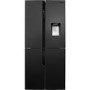 GRADE A3 - Hisense RQ560N4WB1 431 Litre American Style Fridge Freezer Water Dispenser 4 Door 80cm Wide - Black