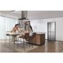 GRADE A3 - Hisense RQ563N4AI1 Frost Free 4 Door Fridge Freezer Stainless Steel Effect