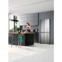GRADE A3 - Hisense RQ563N4AI1 Frost Free 4 Door Fridge Freezer Stainless Steel Effect