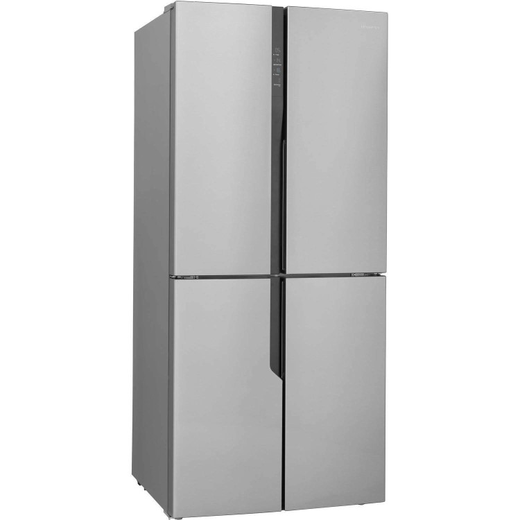 Hisense RQ562N4AC1 Frost Free 4 Door Fridge Freezer Stainless Steel Effect