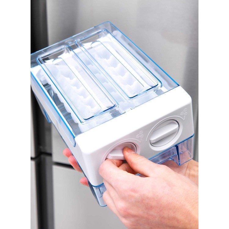 Hisense RQ562N4AC1 Frost Free 4 Door Fridge Freezer Stainless Steel Effect