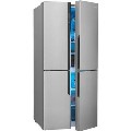 Hisense RQ562N4AC1 Frost Free 4 Door Fridge Freezer Stainless Steel Effect