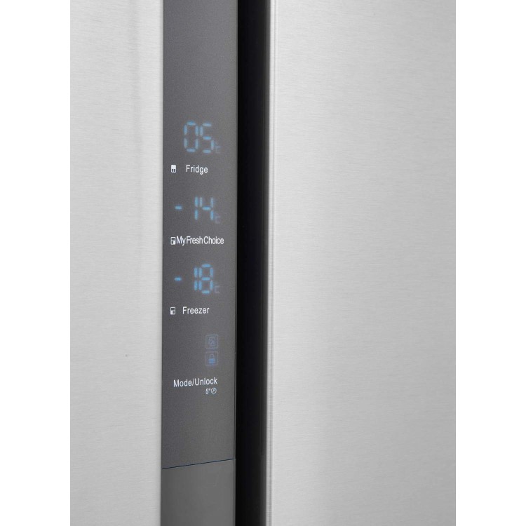 Hisense RQ562N4AC1 Frost Free 4 Door Fridge Freezer Stainless Steel Effect