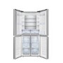 Hisense 409 Litre Four Door American Fridge Freezer - Stainless Steel