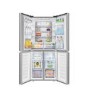 Hisense 409 Litre Four Door American Fridge Freezer - Stainless Steel