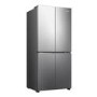 Hisense PureFlat 483L Four Door American Fridge Freezer - Stainless Steel