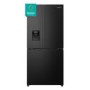 Refurbished Hisense Pureflat Infinite 482 Litre Four Door American Fridge Freezer - Black