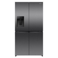 Hisense PureFlex 640 Litre Four Door American Fridge Freezer - Silver