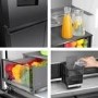 Hisense PureFlex 640 Litre Four Door American Fridge Freezer - Silver