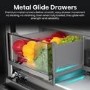 Hisense PureFlex 640 Litre Four Door American Fridge Freezer - Silver